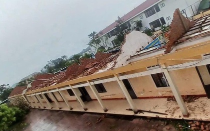 Hàng trăm cơ sở giáo dục ở miền Trung hoang tàn sau bão số 5