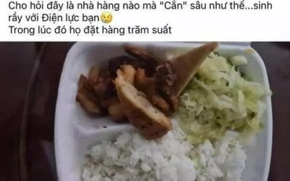 Xôn xao suất cơm bình dân giá đắt đỏ bán cho thợ điện sau bão Kajiki