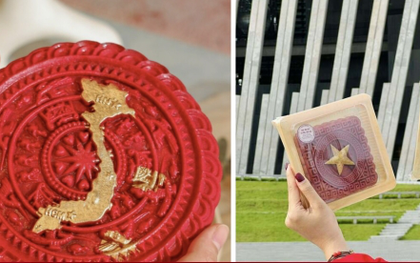 Bánh trung thu hình quốc kỳ và bản đồ Việt Nam 'sốt xình xịch' dịp 2/9
