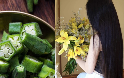 Tôi đã dùng thứ nước nhờn nhụa từ đậu bắp để ngăn tóc rụng "như lá mùa thu", 3 tháng sau điều bất ngờ đến