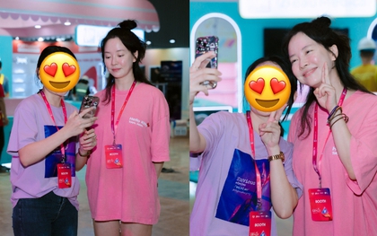 "Mợ ngố" Song Ji Hyo lộ diện tại TP.HCM: Ảnh cam thường đỉnh cỡ này, còn "bà tám" với fan như bạn bè