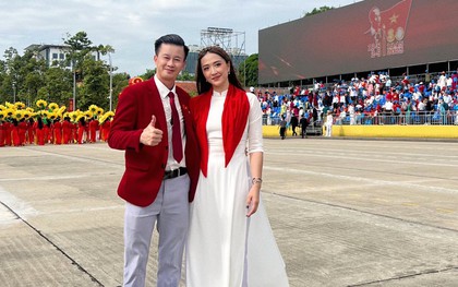 Cặp đôi vàng của thể thao Việt Nam tại Đại lễ 2/9: Vợ xinh nhất làng thể dục nghệ thuật, chồng là HLV nổi tiếng