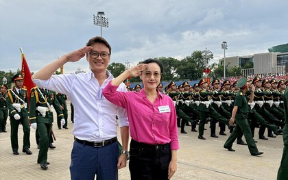 Hai biên tập viên VTV đọc thuyết minh trong lễ diễu binh, diễu hành A80 là ai?