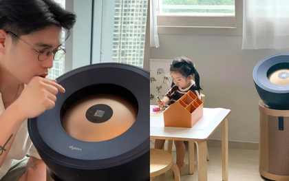 Máy lọc không khí Dyson giá 25 triệu có gì đặc biệt khiến "ông bố quốc dân" Huy Trần chi mạnh tay vì con gái?