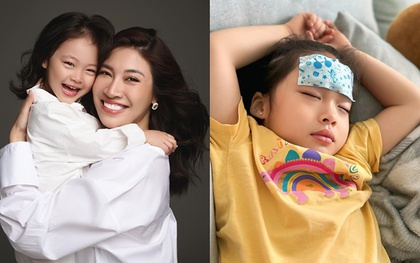 Pha Lê hốt hoảng vì con gái bị bệnh, sốt liên tục không thuyên giảm: "Mình lần đầu tiên biết tới căn bệnh này"