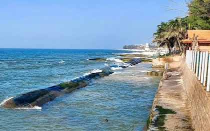 Biến dạng cảnh quan biển Mũi Né