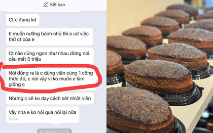 Vụ bán 2 trang công thức làm bánh bò giá 5 triệu, nhắn kèm "chị không muốn em làm giống chị”: Người bị bóc phốt lên tiếng!