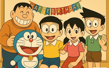 Sắp đến ngày đặc biệt của Nobita, nhóm bạn lén lút làm một việc khiến cậu nhóc khóc không ai dỗ được