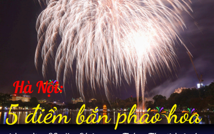 HOT - 5 điểm bắn pháo hoa mừng Quốc khánh 2025 tại Hà Nội