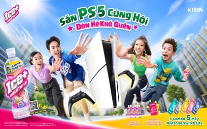 Chai Ice+ khuấy đảo cả mùa hè: Hội bạn trẻ “vỡ òa” khi PS5, Nintendo chính thức về tay!
