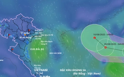 Biển Đông xuất hiện áp thấp nhiệt đới