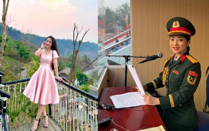 Giọng đọc miền Nam hiếm hoi trong lễ diễu binh 2/9: Là Thượng úy, mẹ 3 con vẫn xinh đẹp