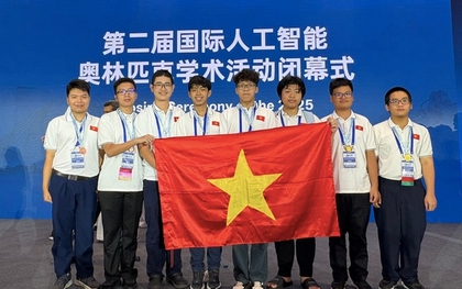 8 học sinh Việt Nam giành 7 huy chương Olympic AI quốc tế