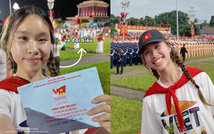 Cô gái SN 2002 nhận vé Đại biểu, bay gấp từ Mỹ về và ra lăng Bác xem trọn những điều chưa từng thấy