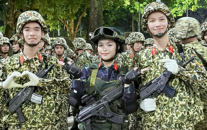 Bóng hồng gen Z tài sắc của Khối nữ chiến sĩ Biệt động