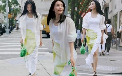 Mùa thu này, áo sơ mi lại hot trở lại! Ngay cả Cao Viên Viên cũng mê mặc, phối cùng váy hay quần đều rất đẹp