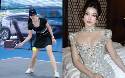Á hậu Huyền My chăm tập thể thao hết cỡ: Từ pickleball, golf đến yoga đều "cân đẹp", bảo sao dáng nuột nà đến thế