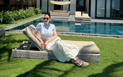 Một hoa hậu ở tuổi 49: Sống trong “siêu biệt thự” 400 tỷ đồng tại quận 2, được chồng yêu chiều hết mực