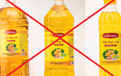 Dầu ăn giả, kém chất lượng nhãn hiệu Goldwin Cooking Oil, công an phát đi thông báo khẩn