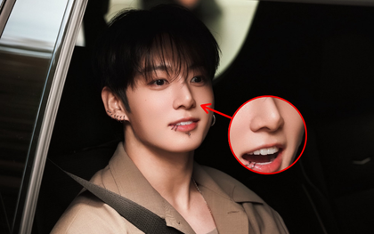 Jungkook để lộ sụn mũi khi dự show thời trang?