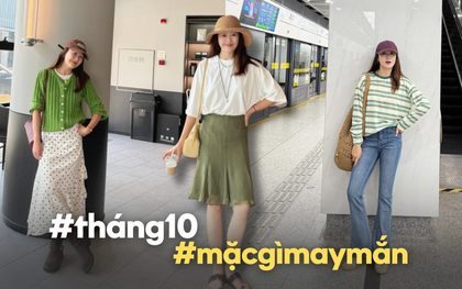 Tháng 10 mặc gì để may mắn? 3 con giáp hợp màu xanh lá, Thần Tài gõ cửa liên tục