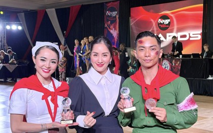Khánh Thi tiết lộ hậu trường sau tấm HCĐ thế giới lịch sử của Phan Hiển và Đặng Thu Hương trên đất Mỹ