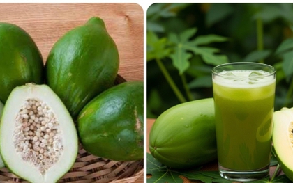 Lý do bạn nên uống nước ép đu đủ xanh trong mùa hè