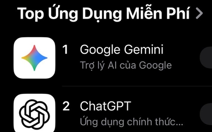 Gemini của Google vượt ChatGPT, trở công cụ AI hot nhất nhờ một thứ