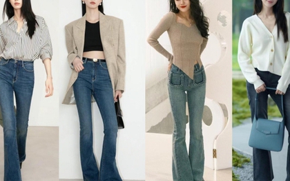 1m58 vẫn “ăn gian” được 5 cm chiều cao nhờ quần ống loe, tôi đã thử và thành công!