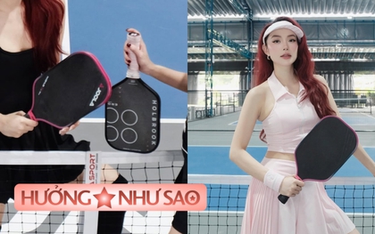 Lộ diện mỹ nhân là "fan cứng của pickleball", ra sân là sắm toàn vợt xịn, nhìn thôi cũng thấy cực kỳ chuyên nghiệp