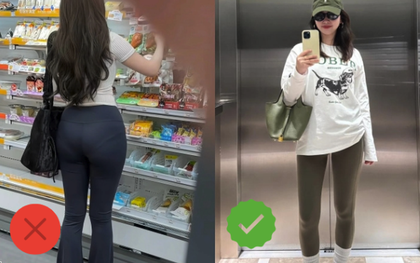 Quần legging mặc thế nào để tránh kệch cỡm, mà còn giữ trọn thần thái thời thượng