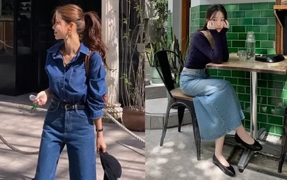 Xu hướng đồ denim mùa thu 2025 quá đẹp, chị em phải có 4 item này để sành điệu vượt bậc