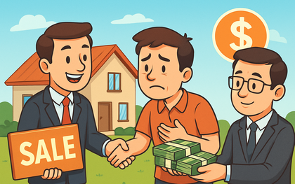 Bán căn nhà đất được 5,4 tỷ đồng, chủ nhà phải trả phí môi giới 120 triệu đồng: "Lúc đưa tiền tiếc đứt ruột, nhưng đó cũng là phần phí môi giới đáng được hưởng"