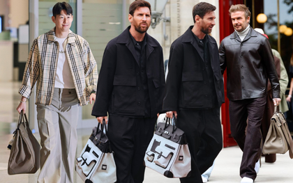 Messi chơi túi Hermès rồi: Bảnh kém gì David Beckham và Son Heung Min đâu!