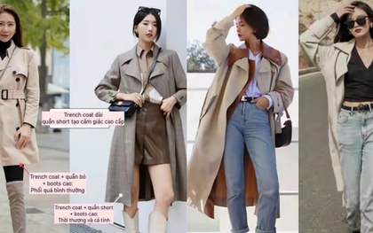 Mặc trench coat thế nào để toát lên khí chất thanh thuần, chuẩn "dâu hào môn"