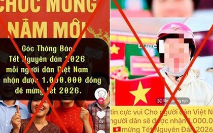 Công an khuyến cáo: Người dân cảnh giác trước thông tin "Chính phủ tặng quà Tết 1 triệu đồng", không cung cấp CCCD, tài khoản ngân hàng cho bất kỳ ai