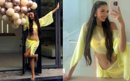 Vợ mẫu Tây của Bùi Tiến Dũng diện bikini cắt xẻ táo bạo, cùng chồng và hội cầu thủ bạn thân tiệc tùng