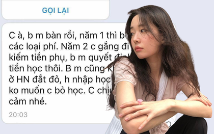 Tin nhắn mẹ gửi con gái 18 tuổi khiến tất cả xót xa: “Ở Hà Nội đắt đỏ… con cố gắng đi làm kiếm tiền”