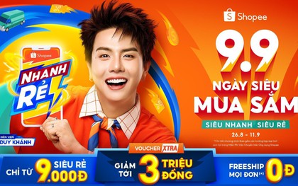 Shopee “9.9 Ngày Siêu Mua Sắm” bùng nổ chuỗi ưu đãi và chương trình giải trí hấp dẫn, khởi động mùa siêu sale cuối năm