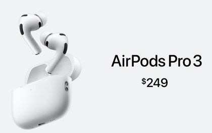 Apple AirPods Pro 3 ra mắt: Tai nghe có cảm biến đo nhịp tim, dịch trực tiếp và chống ồn "đỉnh nhất thế giới", giá gần 6,6 triệu đồng