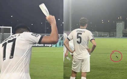 Cầu thủ U23 Kyrgyzstan tức giận ném cả iPhone 17 sau trận thua U23 Việt Nam