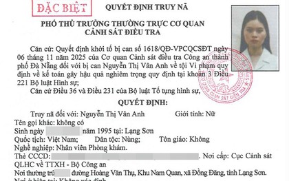 Truy nã đặc biệt nữ kế toán Nguyễn Thị Vân Anh, truy tìm 3 đối tượng