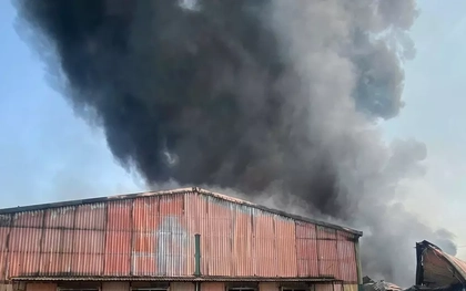 Cháy xưởng lao động tại Trại giam Quảng Ninh