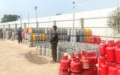 Bắt 16 người trong đường dây sản xuất và buôn bán gas giả quy mô lớn