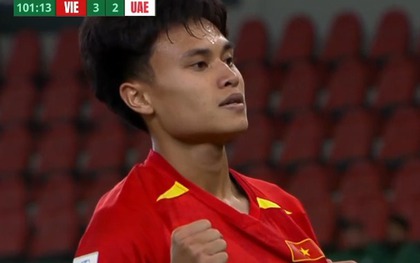 Minh Phúc phá "dớp" thẻ đỏ kéo dài suốt 6 năm, còn đem đến bàn thắng giúp U23 Việt Nam vào bán kết U23 châu Á