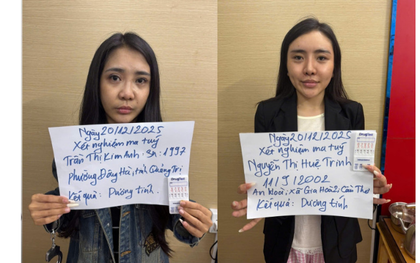 Ập vào chung cư, bắt quả tang Nguyễn Thị Huệ Trinh SN 2002 và 3 người khác