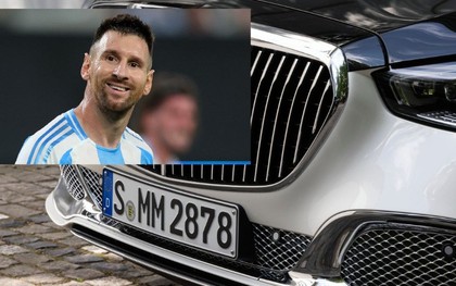 Lionel Messi gây chú ý khi lái Mercedes-Maybach 6,5 tỷ đồng tại Mỹ