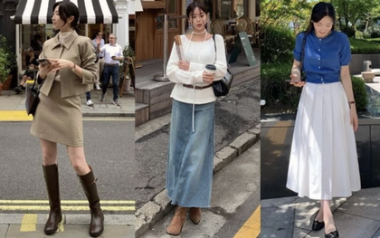 4 mẫu chân váy trẻ trung hơn nhiều so với chân váy đen, chị em đừng "đóng khung" style nữa