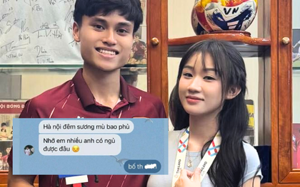 Lộ tin nhắn đầu tiên "người hùng" U23 Việt Nam "thả thính" bạn gái TikToker 3,7 triệu follow, phản ứng đàng gái mới gây sốc!