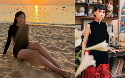 Doãn Hải My "lép vế" trước sắc vóc của mẹ ngoại U50 trẻ đẹp nhất làng bóng đá